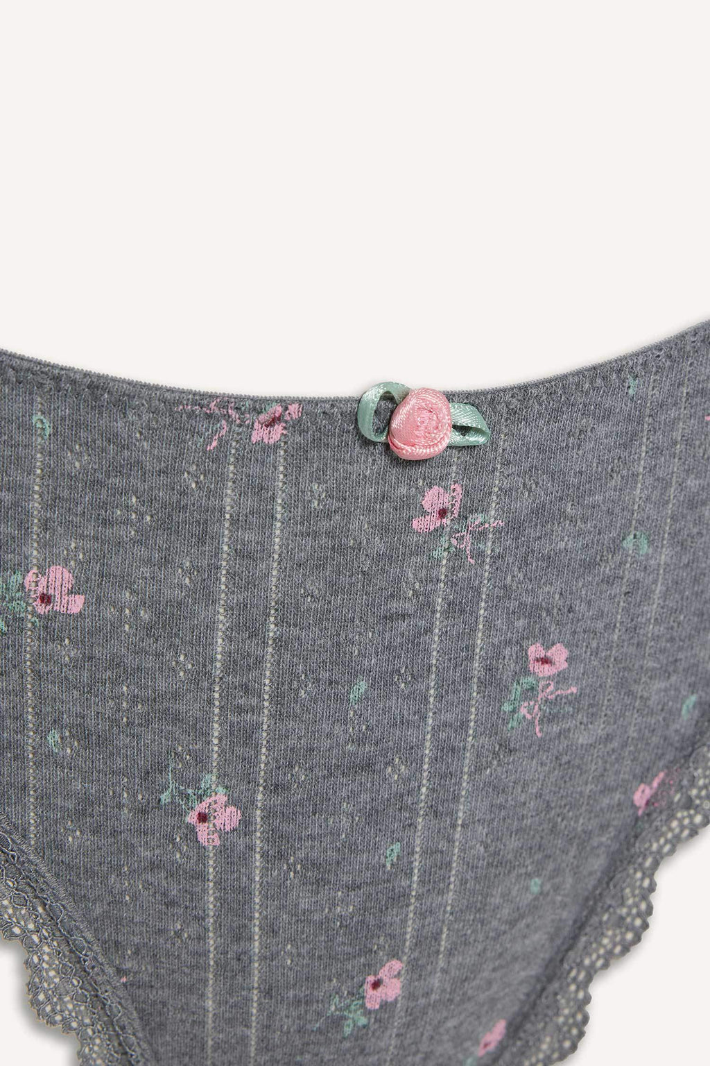 Brazilian Panties With Floral Lace Details
