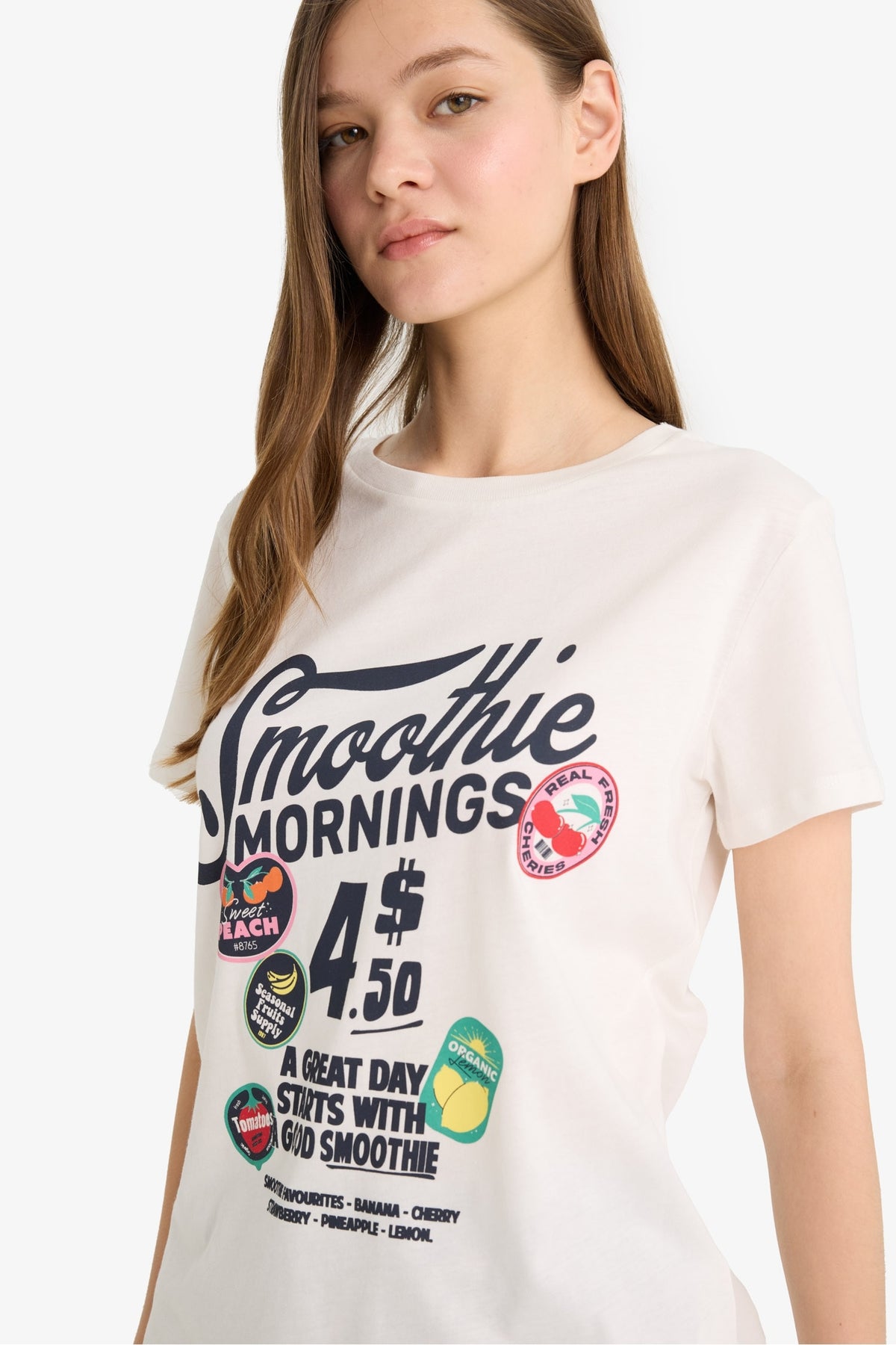 Cool Regular Fit Crew Neck Printed Short Sleeve T-Shirt