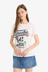 Cool Regular Fit Crew Neck Printed Short Sleeve T-Shirt