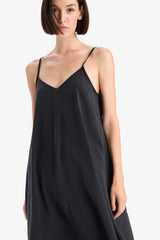 V-Neck Modal Strap Maxi Dress