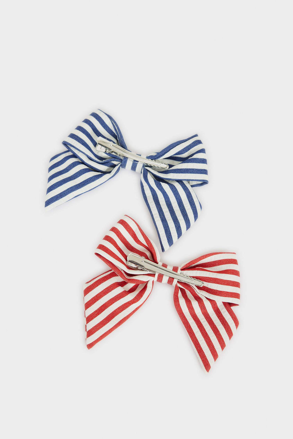 Girls 2-Piece Ribbon Hairclip Set