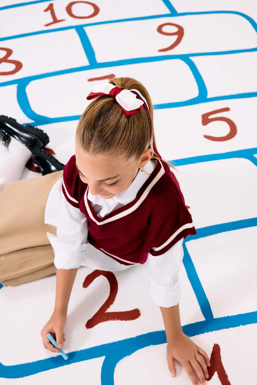 Girl's Hair Clip with Ribbon Detail