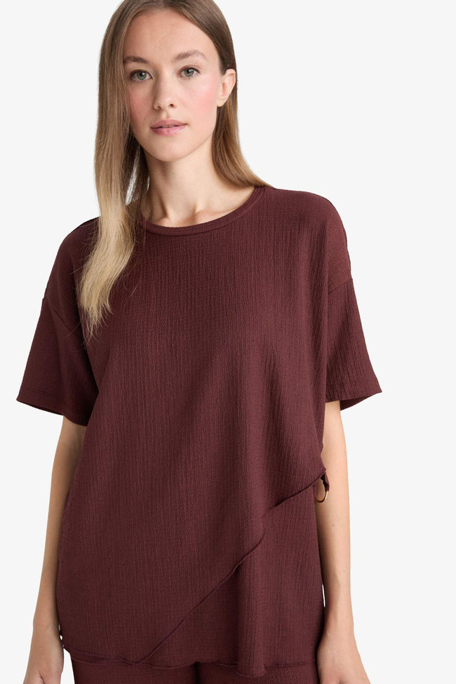 Regular Fit Crew Neck Short Sleeve T-Shirt Hover Image