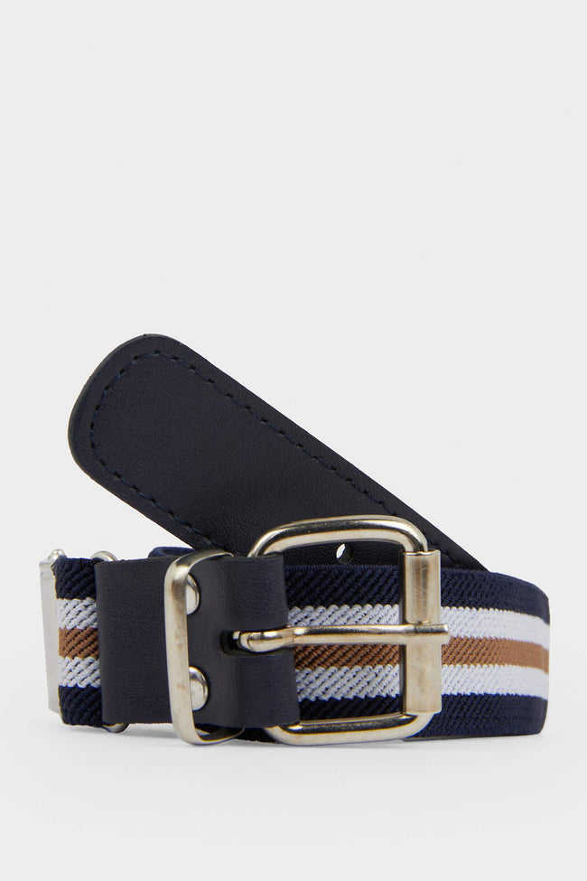 Rectangular Buckle Everyday Belt For Boys Hover Image