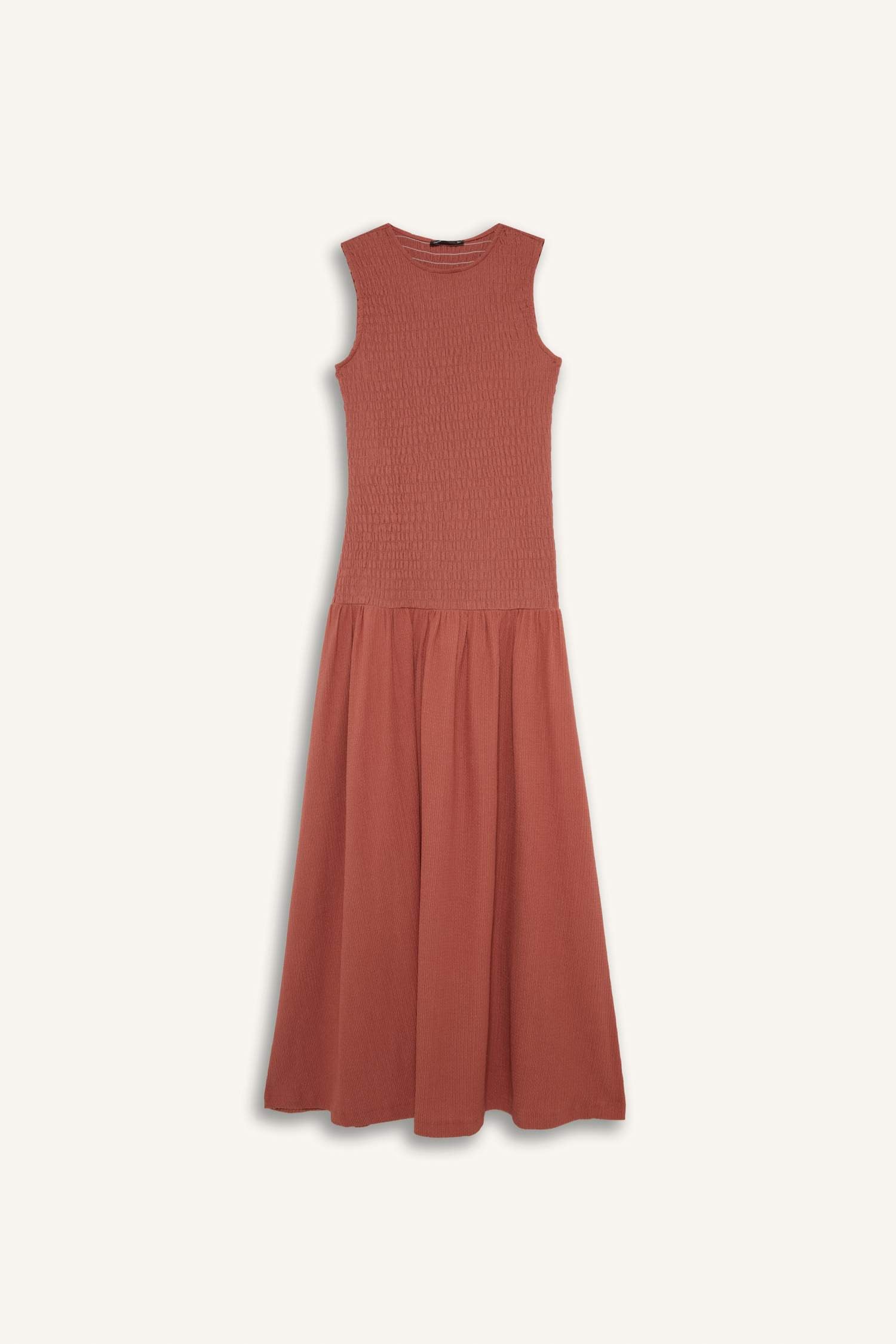 Crew Neck Midi Dress