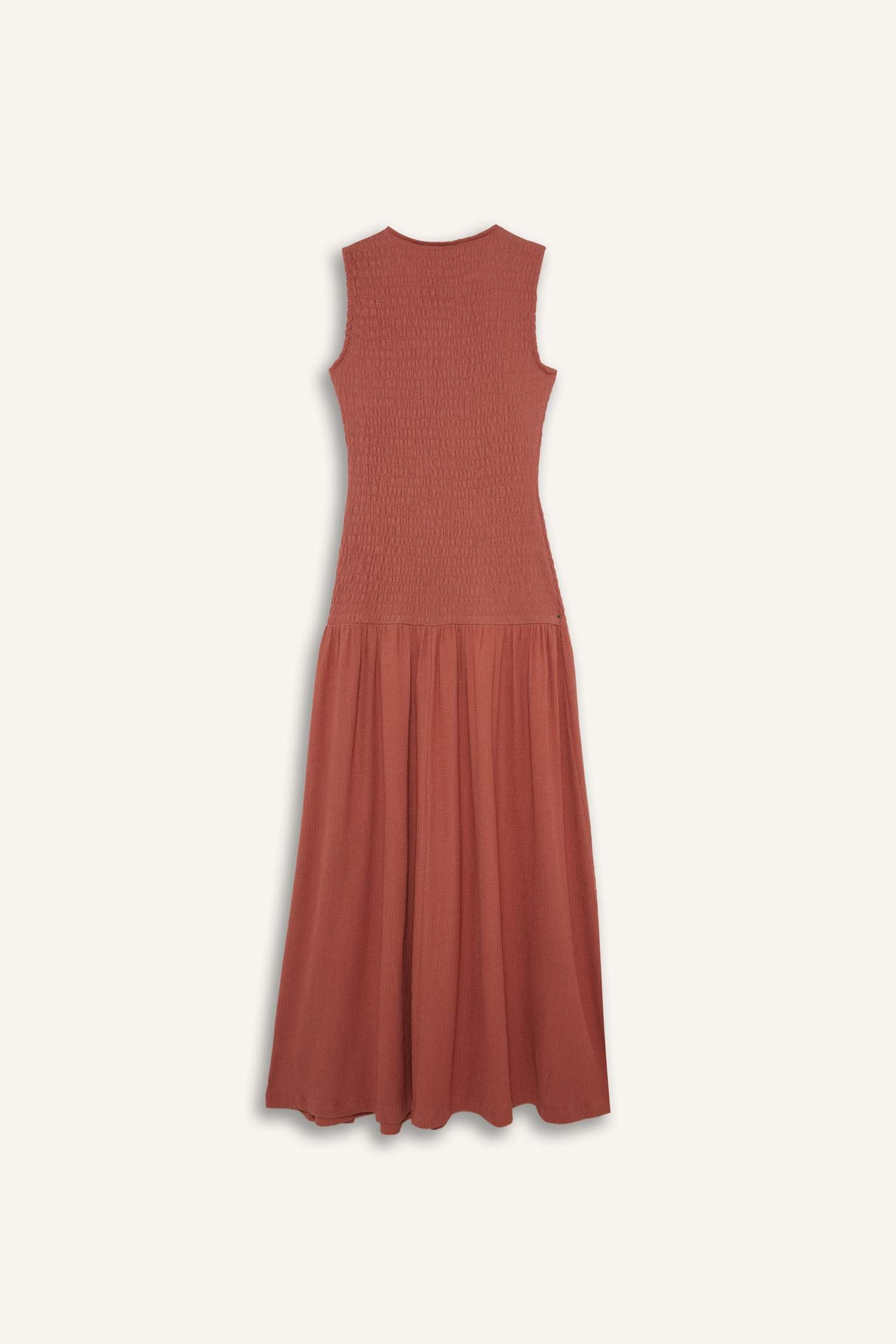 Crew Neck Midi Dress