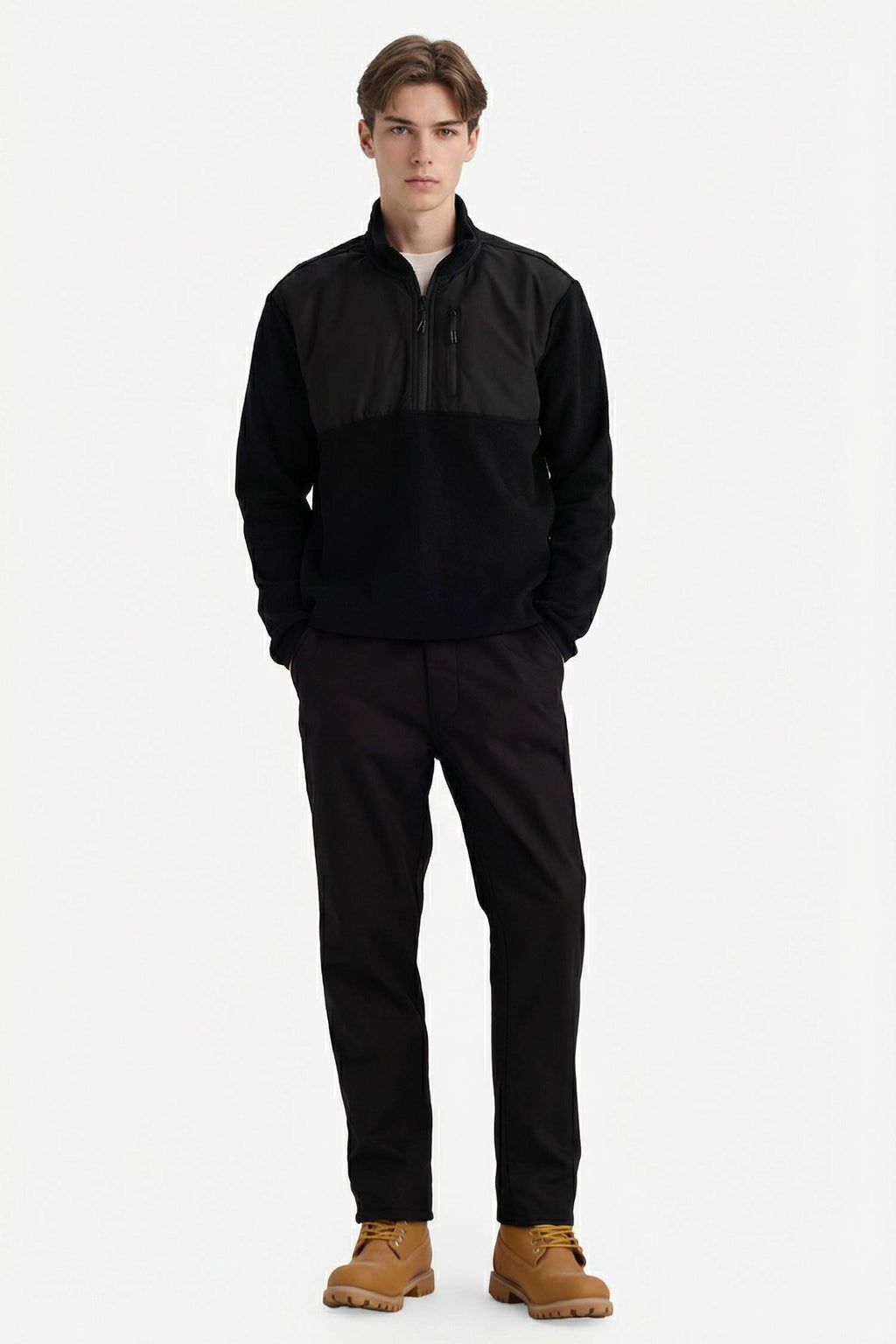 Jogger Fit Pants with Pocket Detail