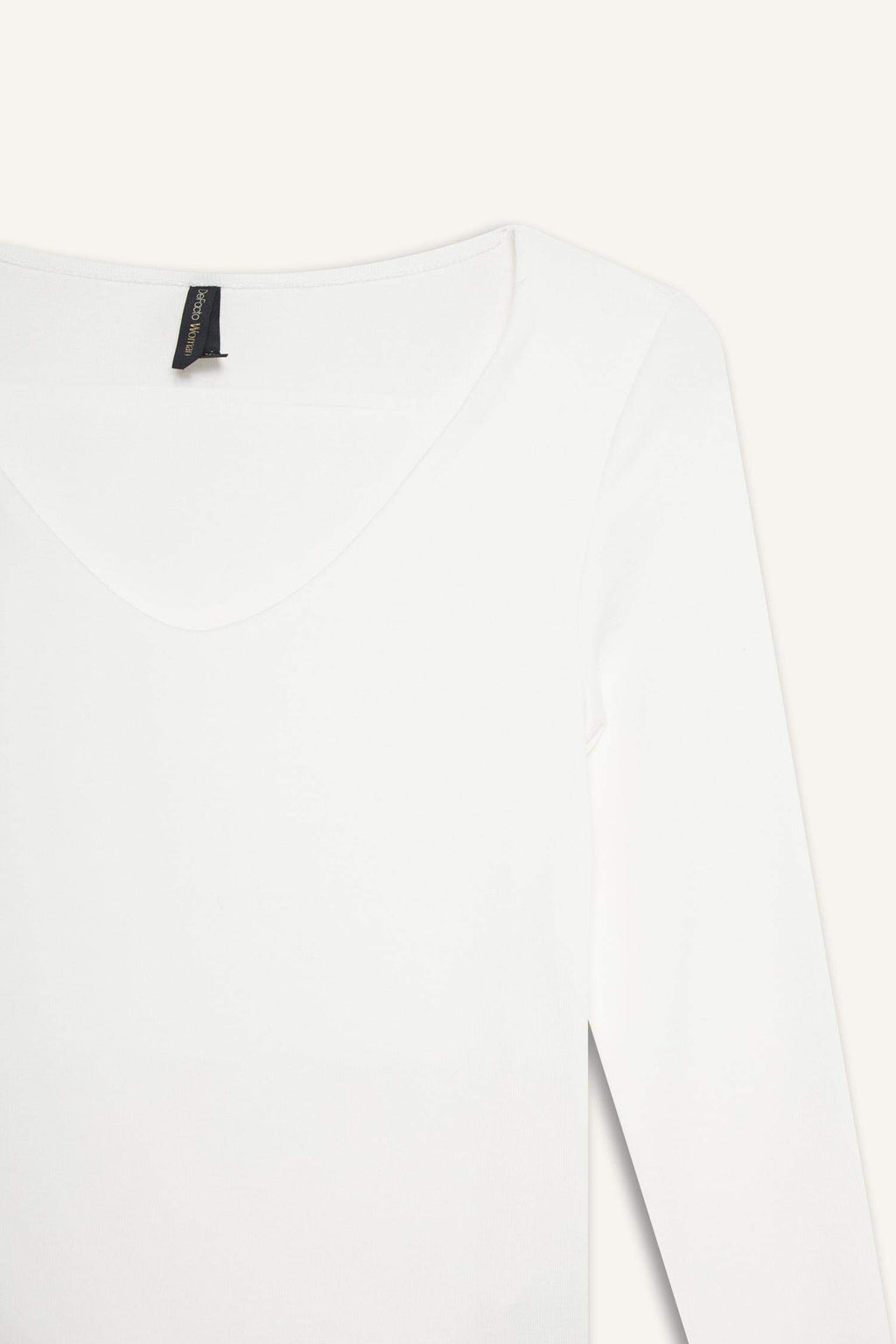 Slim Fit Slim Cut Basic Plain Modal Long Sleeve T-Shirt