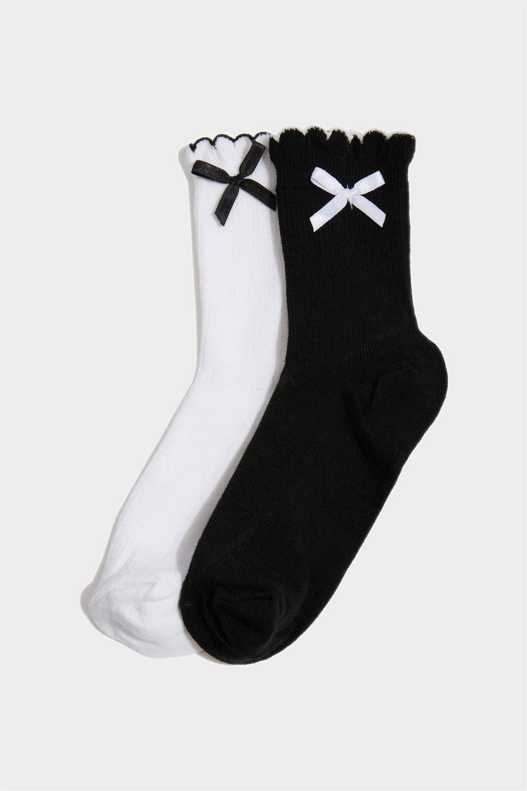 Girls' 2-Pack Cotton Long Socks