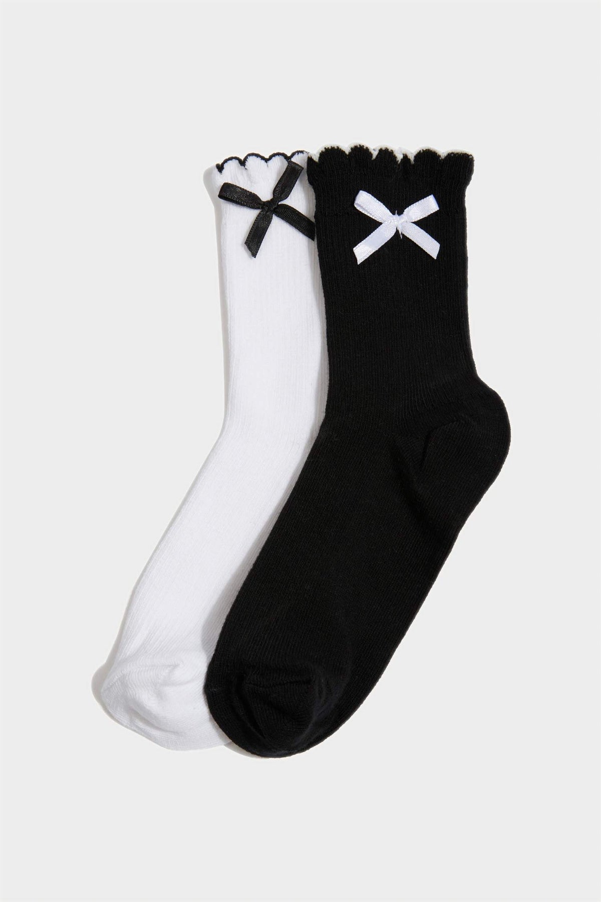 Girls' 2-Pack Cotton Long Socks