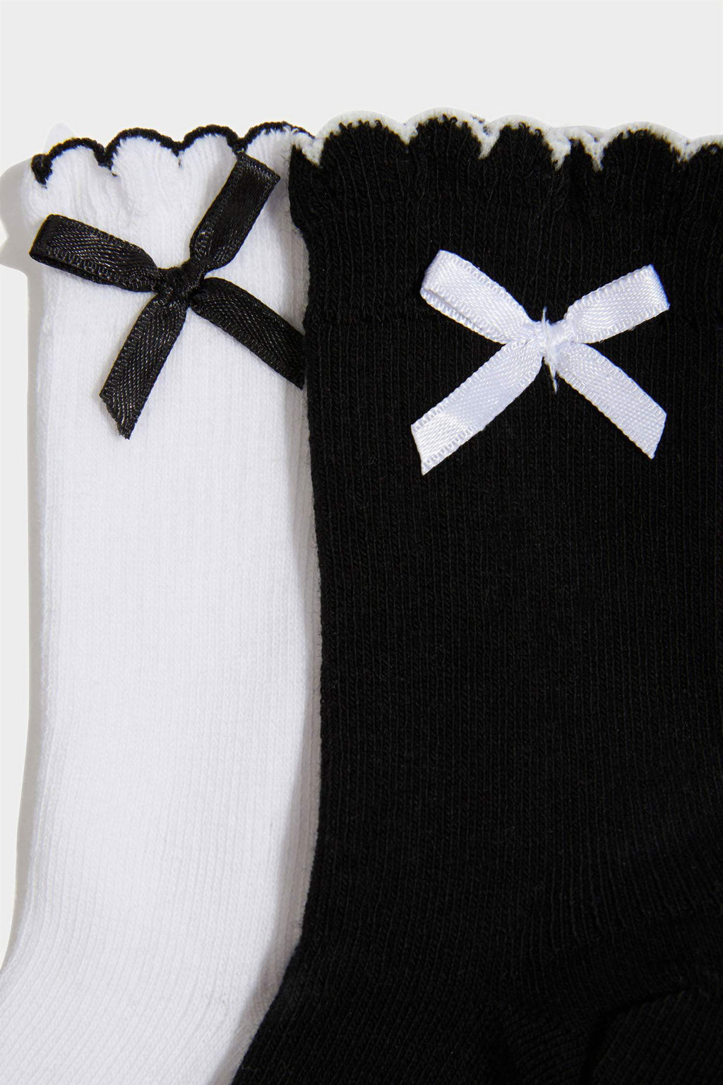 Girls' 2-Pack Cotton Long Socks