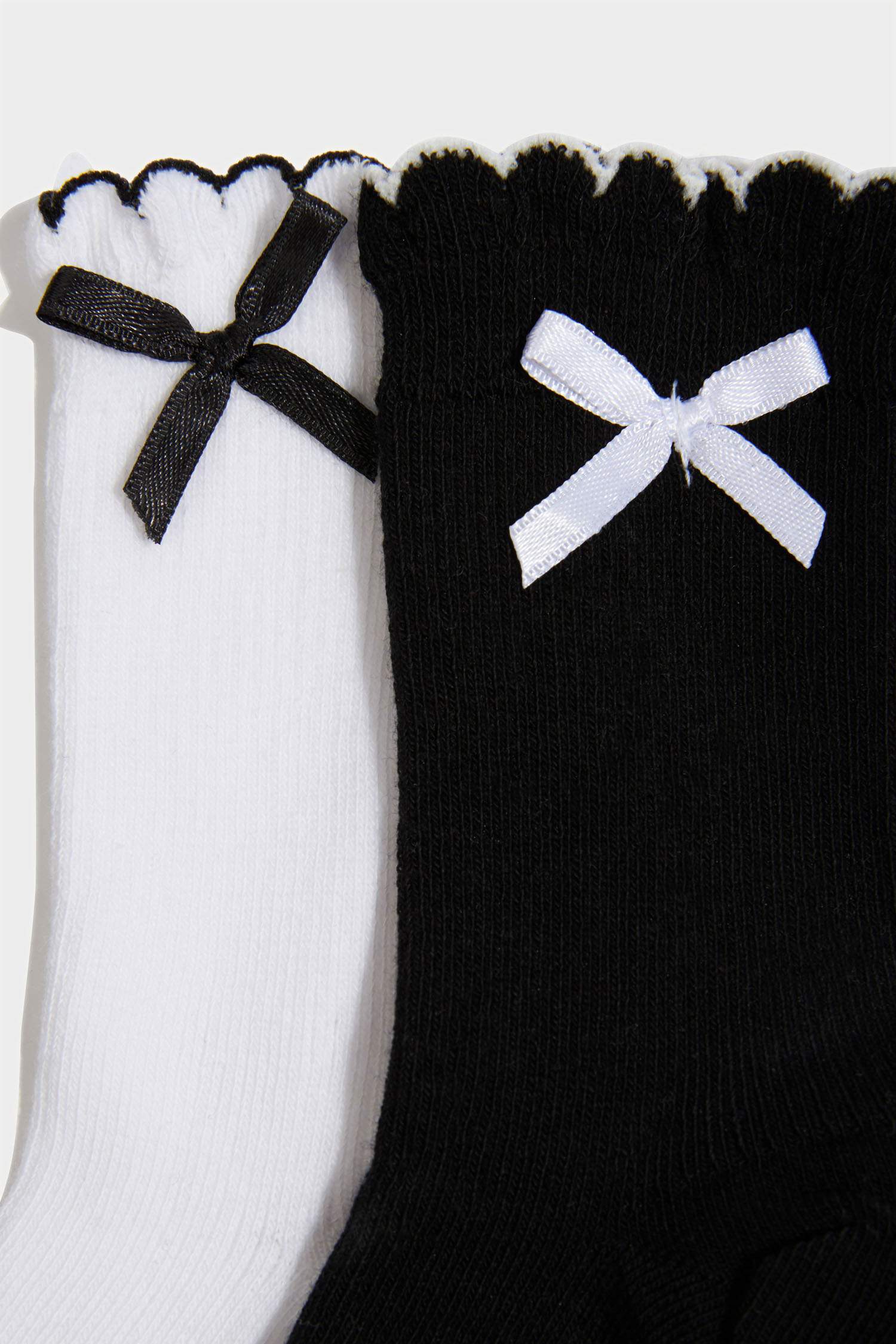 Girls' 2-Pack Cotton Long Socks