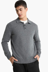 Standard Fit Polo Neck Knitwear Sweater