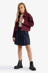 Girls Pleated School Skirt