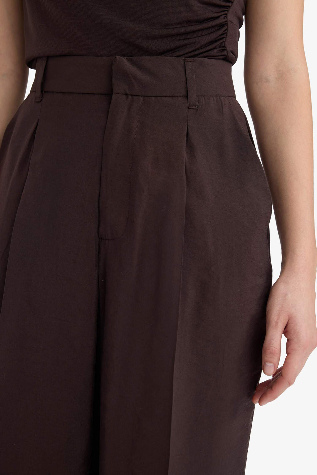 Wide Leg High Waist Wide Leg Modal Pants