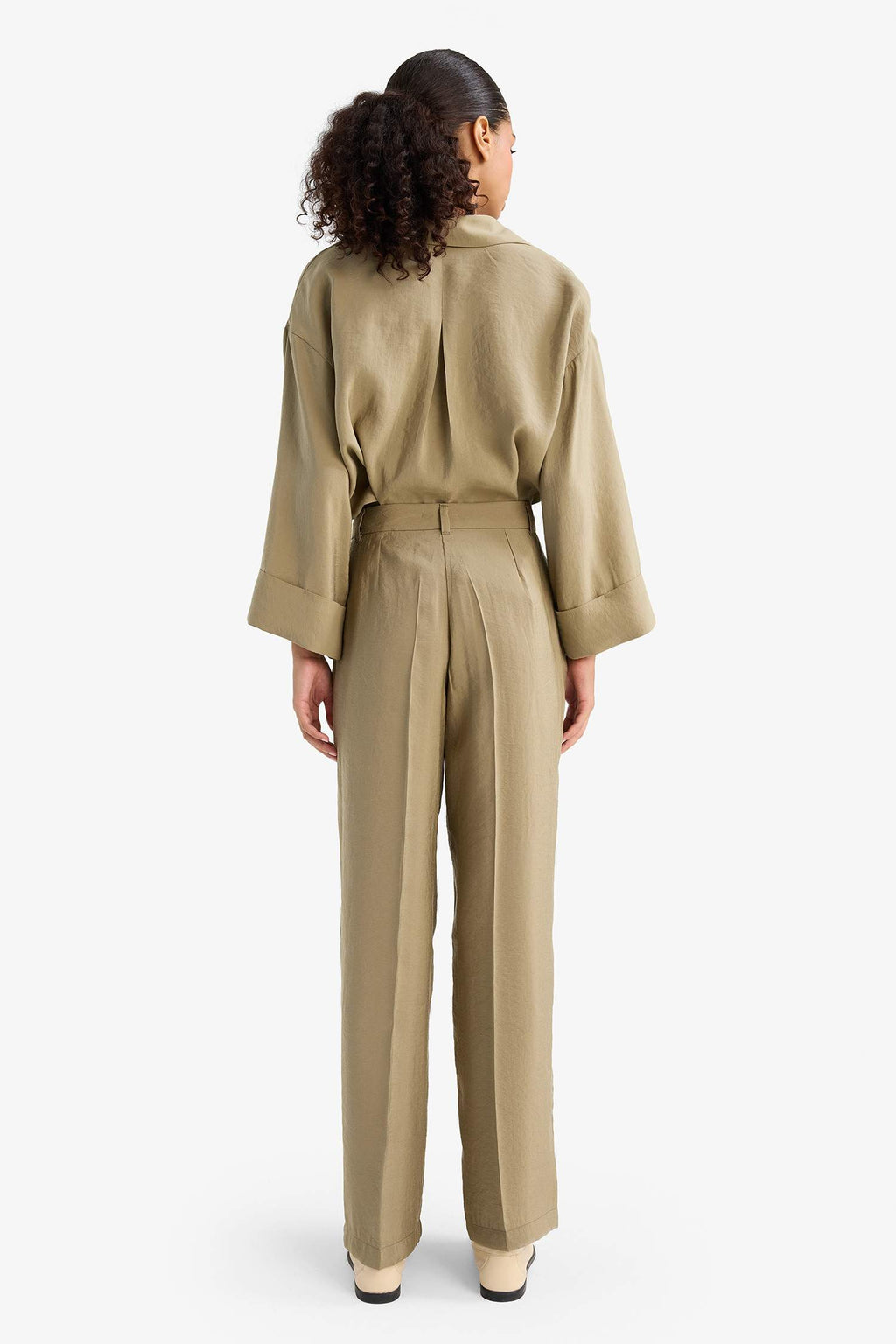 Wide Leg High Waist Wide Leg Modal Pants