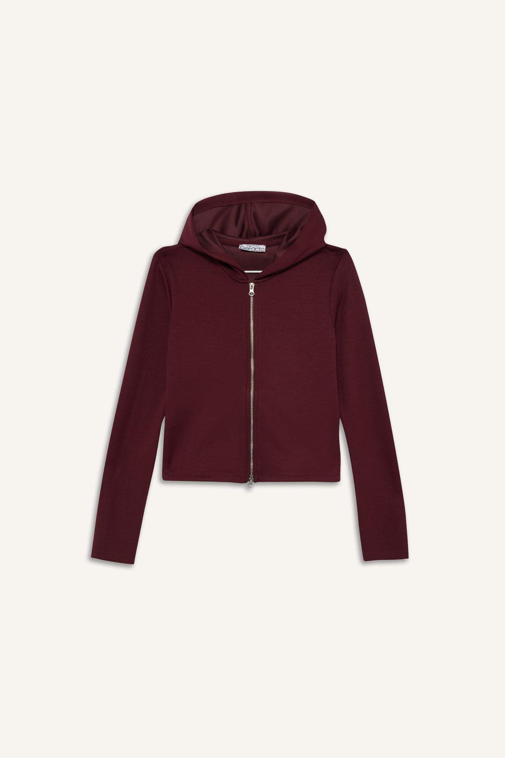Slim Fit Hooded Modal Zip-Up Sweatshirt