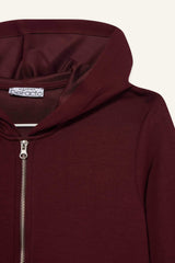 Slim Fit Hooded Modal Zip-Up Sweatshirt
