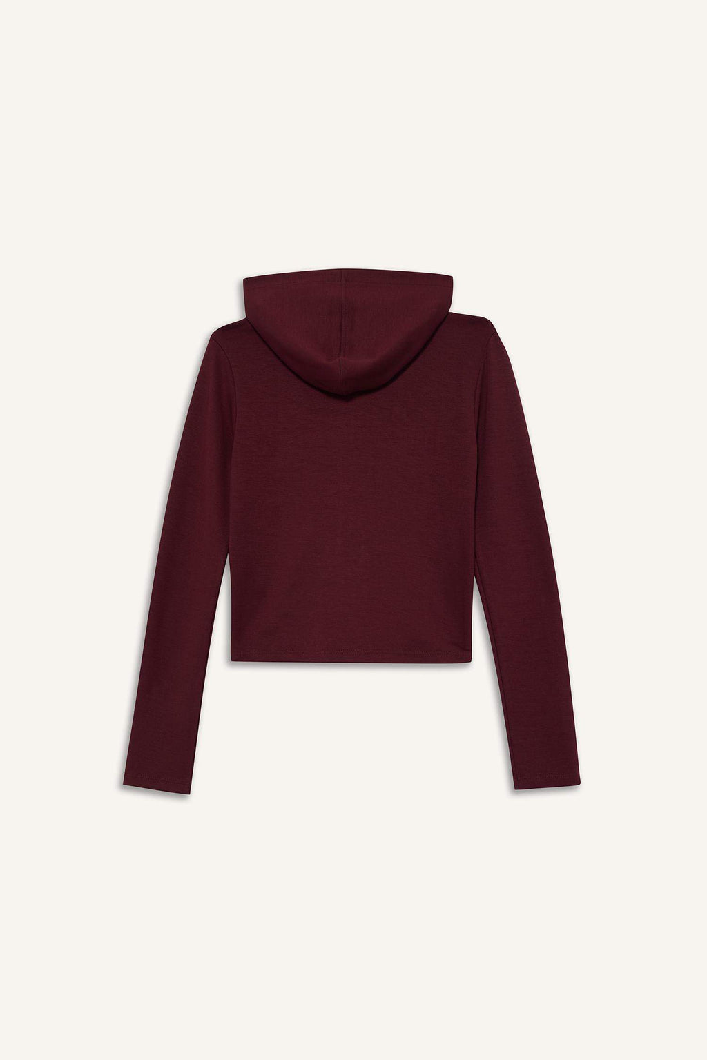 Slim Fit Hooded Modal Zip-Up Sweatshirt
