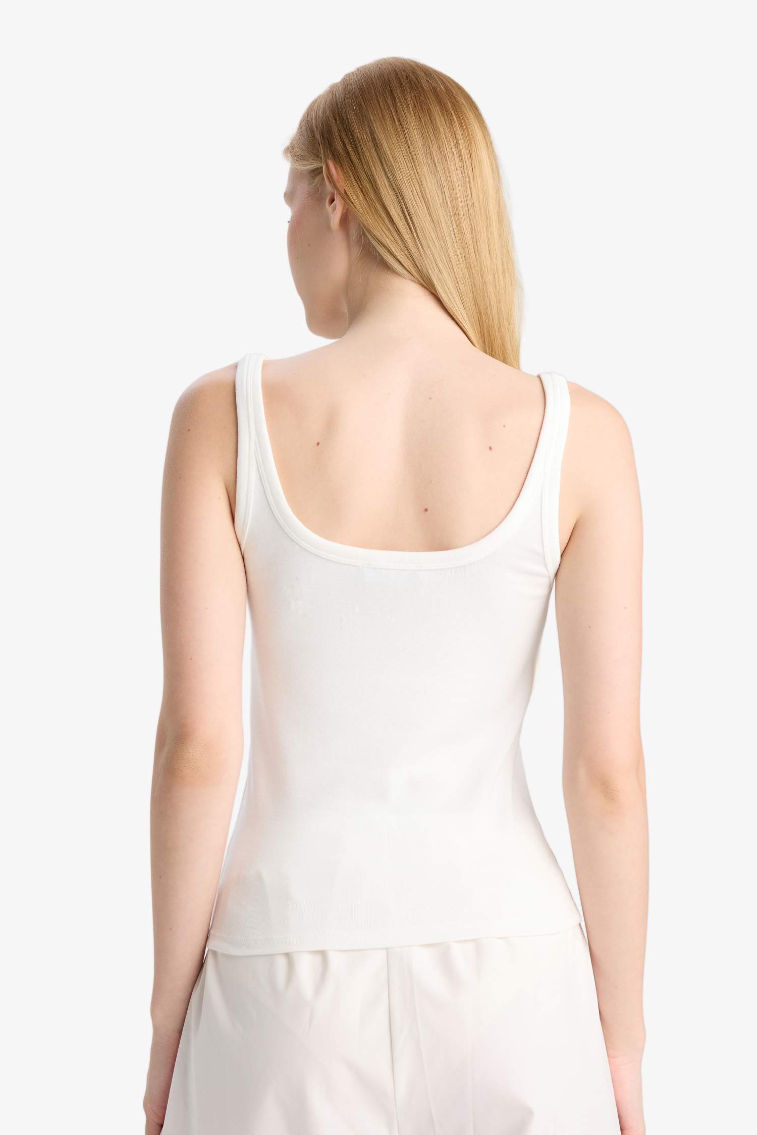 Cool Fitted Rib Tank Top
