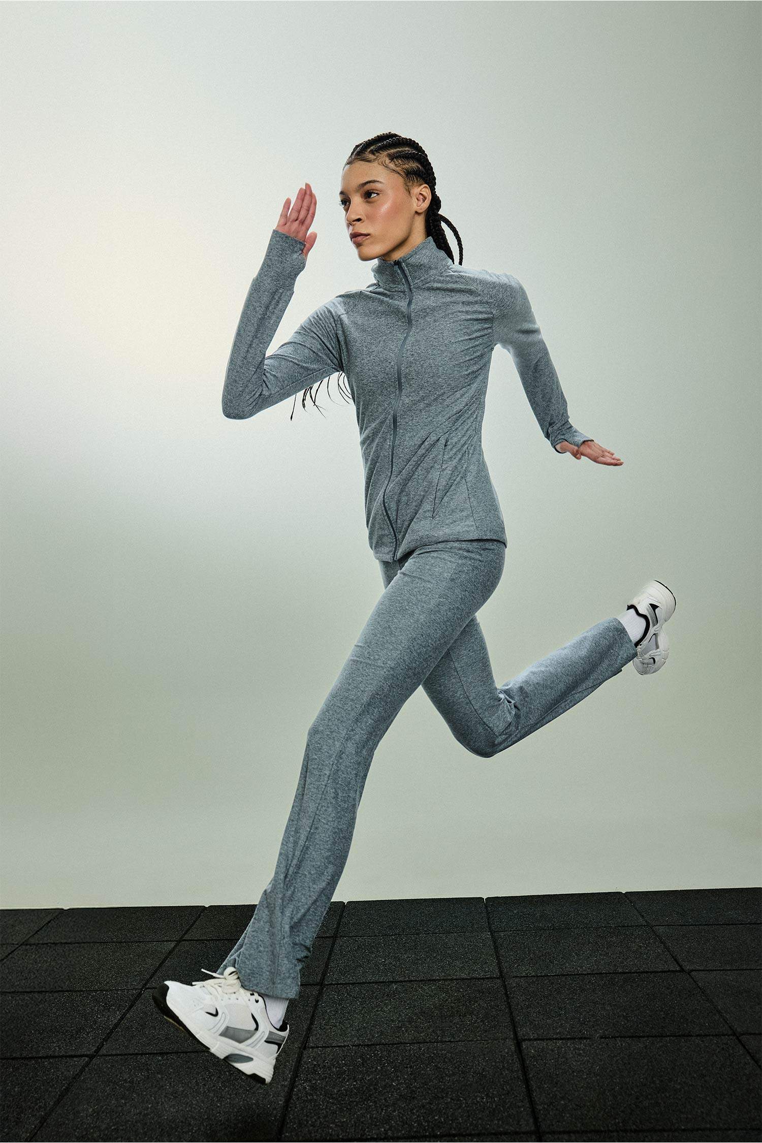 Flare Fit Wide Leg Standard Length Athletic Pants