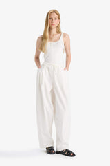 Cool Barrel Fit Normal Waist Poplin Trousers