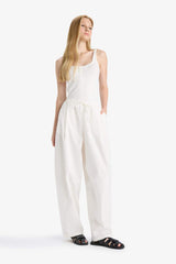 Cool Barrel Fit Normal Waist Poplin Trousers