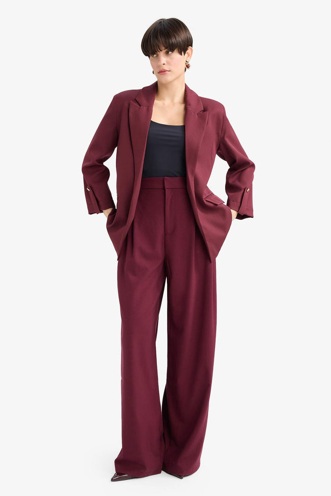 Wide Leg Double Pocket Trousers Main Image