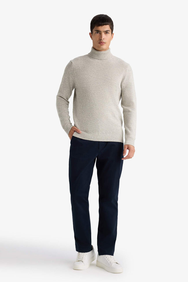 Standard Fit Turtleneck Knitwear Pullover Main Image