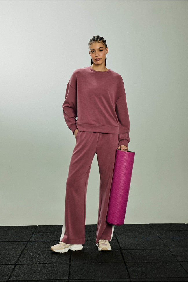 Wide Leg Modal Sweatpants With Pockets Hover Image