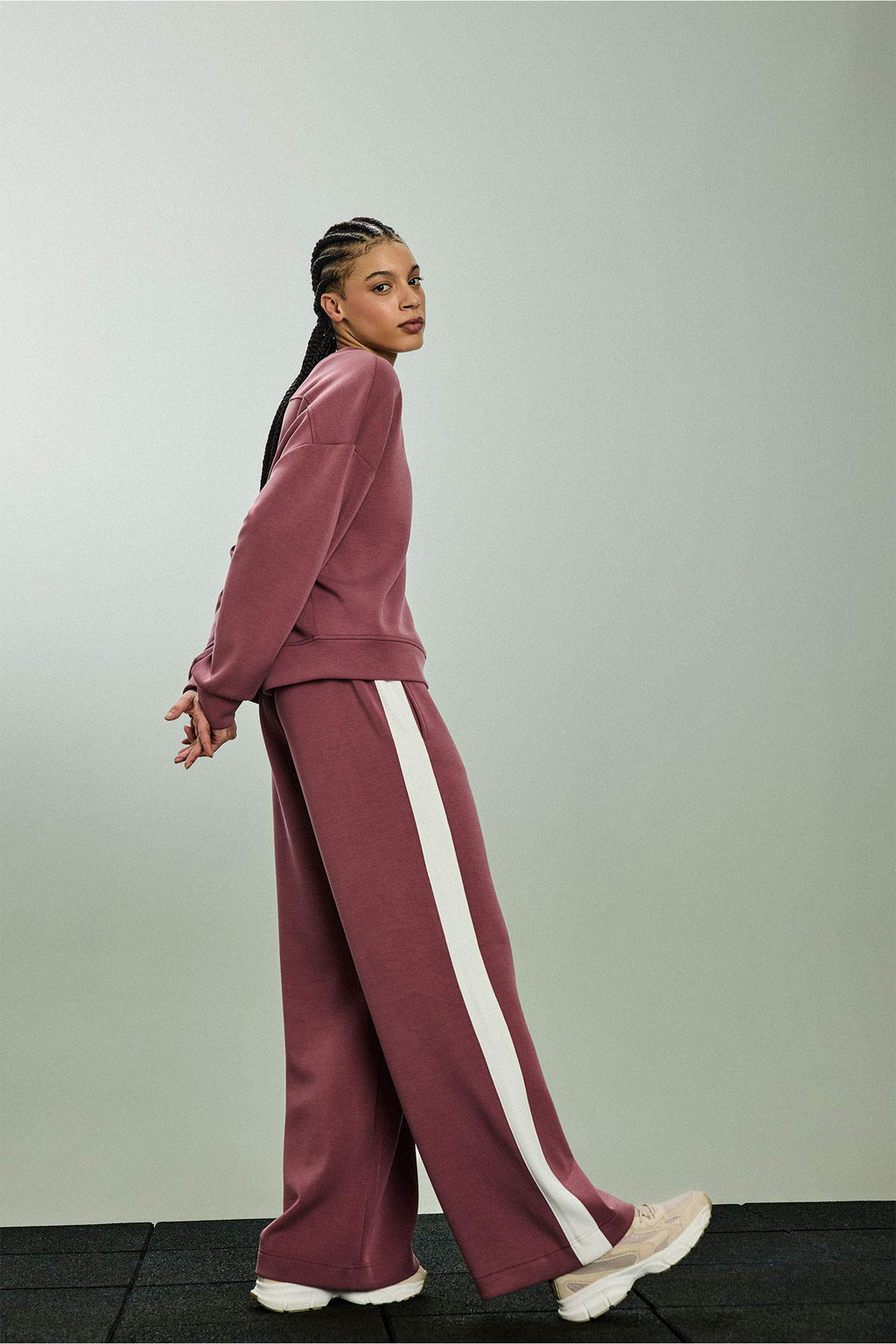 Wide Leg Modal Sweatpants With Pockets