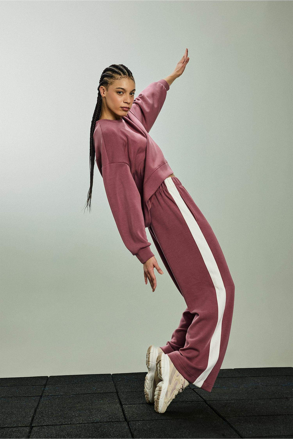 Wide Leg Modal Sweatpants With Pockets