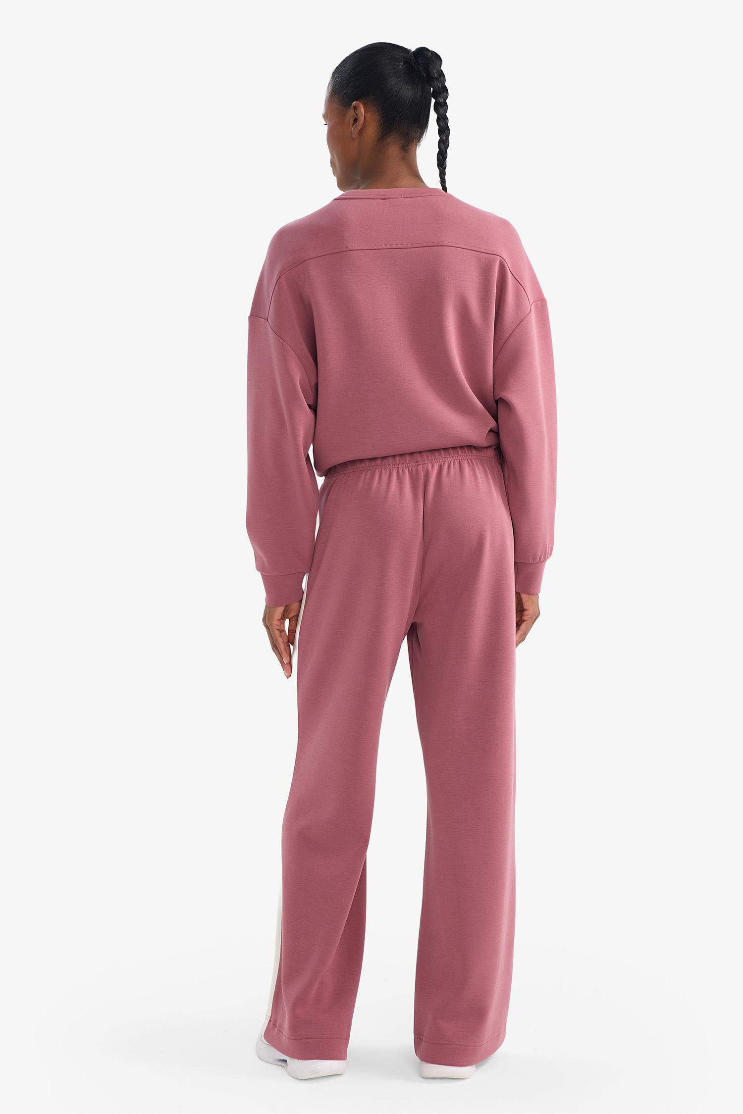 Wide Leg Modal Sweatpants With Pockets