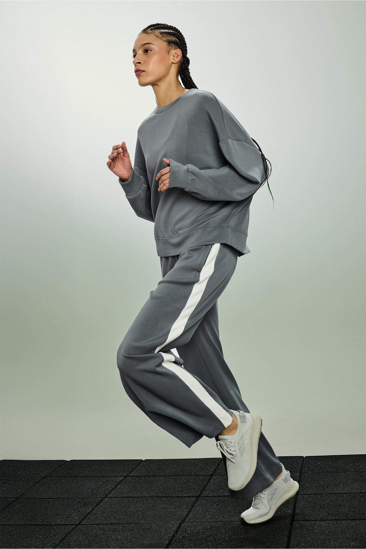 Wide Leg Modal Sweatpants With Pockets