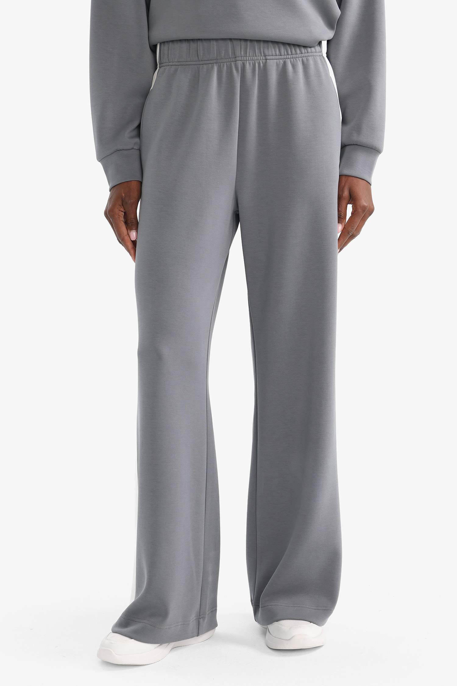 Wide Leg Modal Sweatpants With Pockets