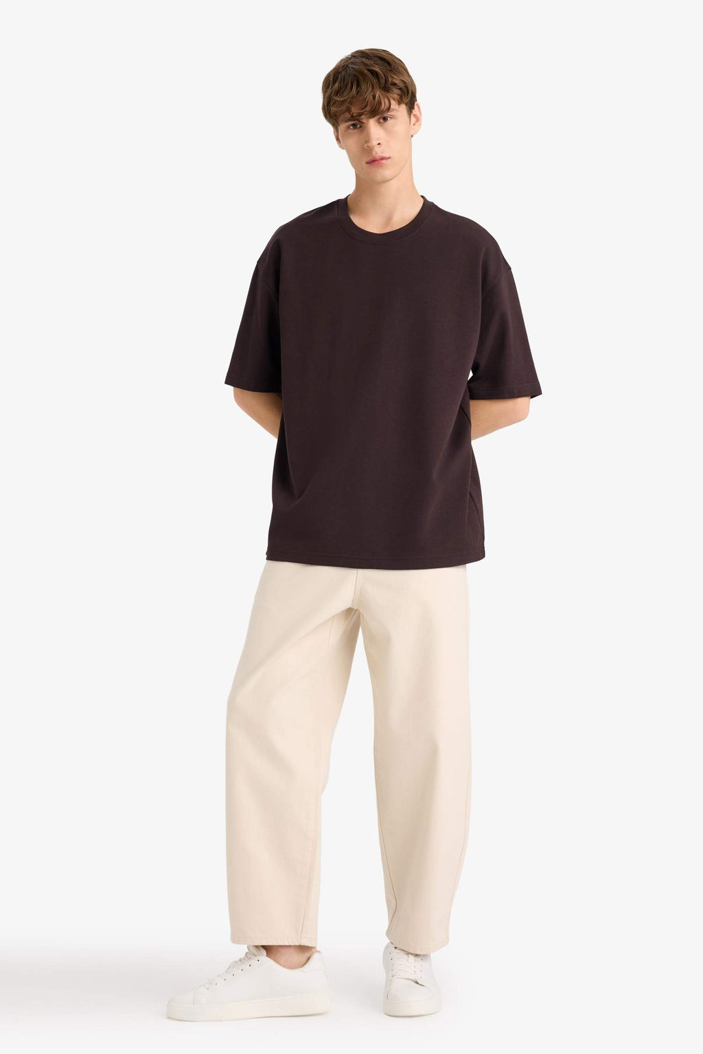 100% Cotton Tapered Wide Leg Fit Wide Leg Jeans