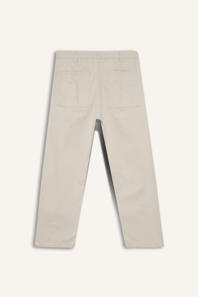 100% Cotton Tapered Wide Leg Fit Wide Leg Jeans Main Image