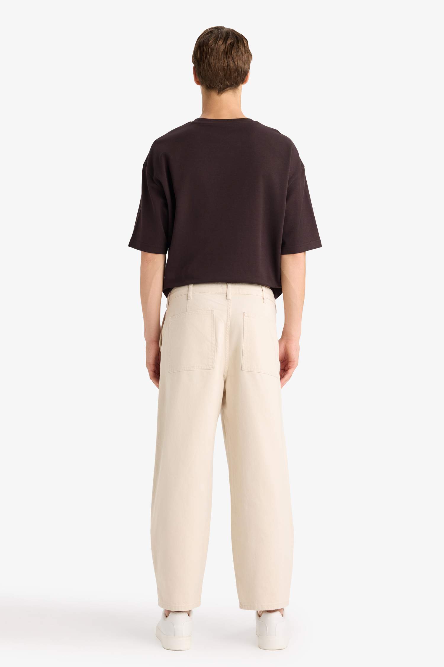 100% Cotton Tapered Wide Leg Fit Wide Leg Jeans