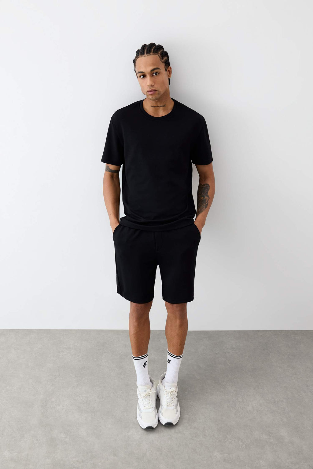 Standard Fit Modal Sports Short Leg Shorts