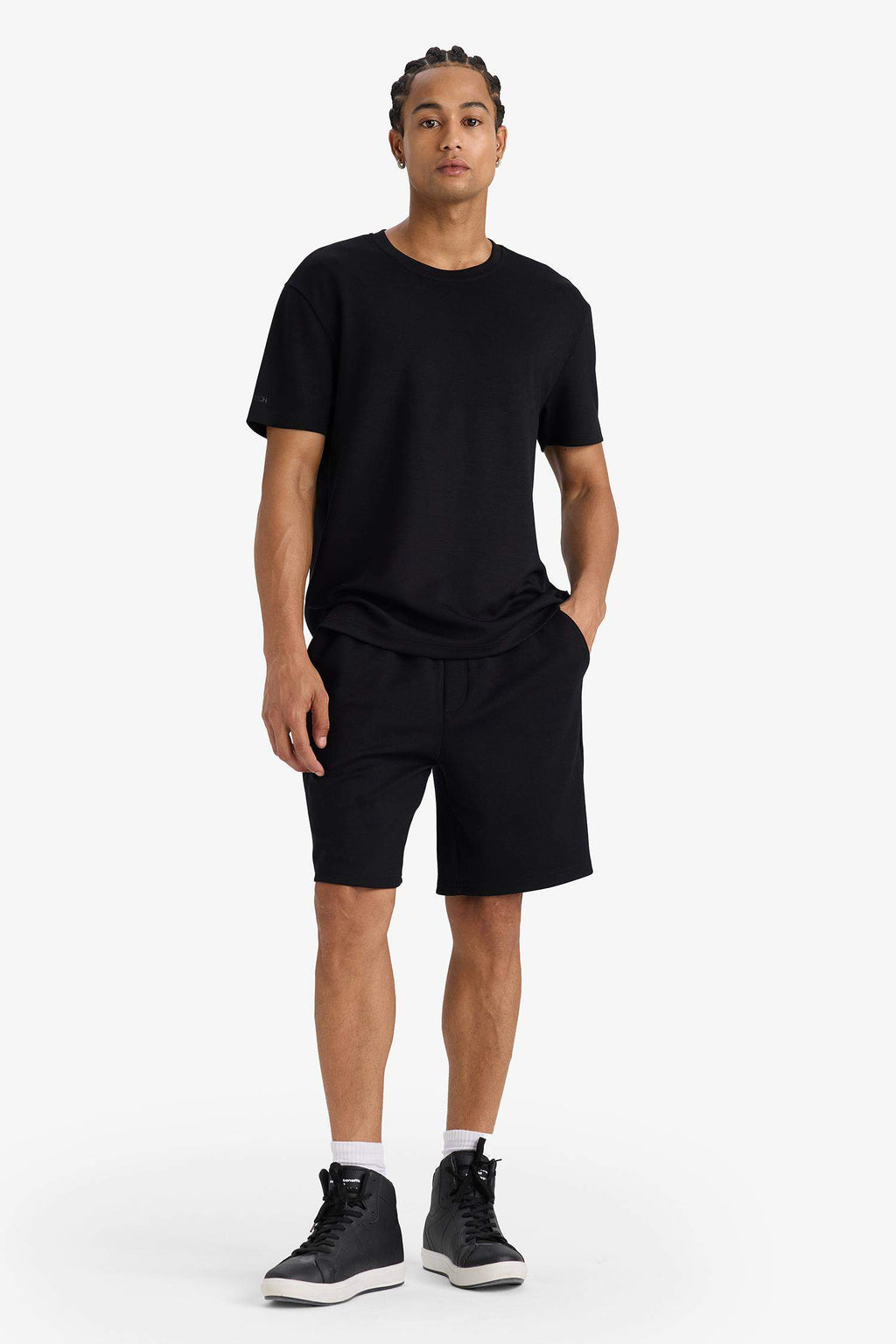 Standard Fit Modal Sports Short Leg Shorts