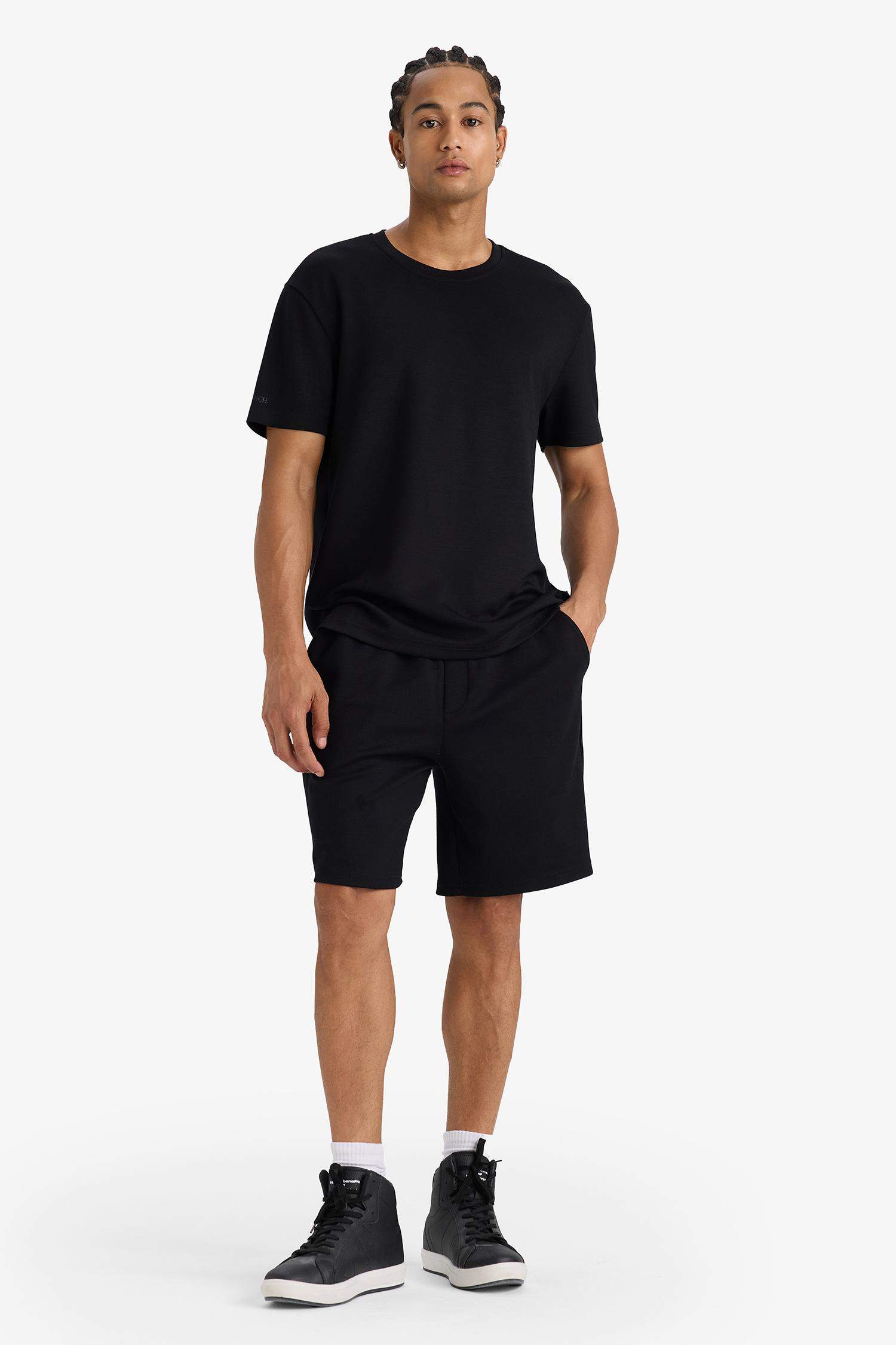Standard Fit Modal Sports Short Leg Shorts