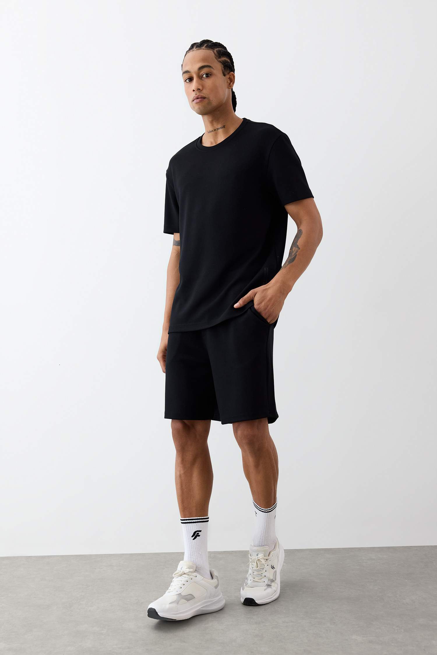 Standard Fit Modal Sports Short Leg Shorts