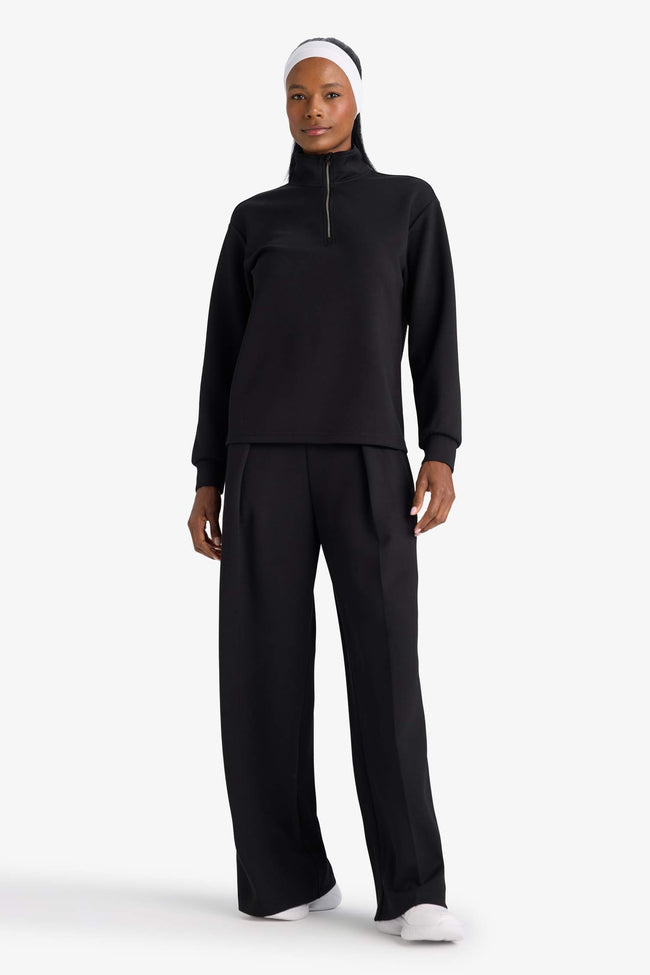 Wide Leg Standard Length Modal Sweatpants Main Image