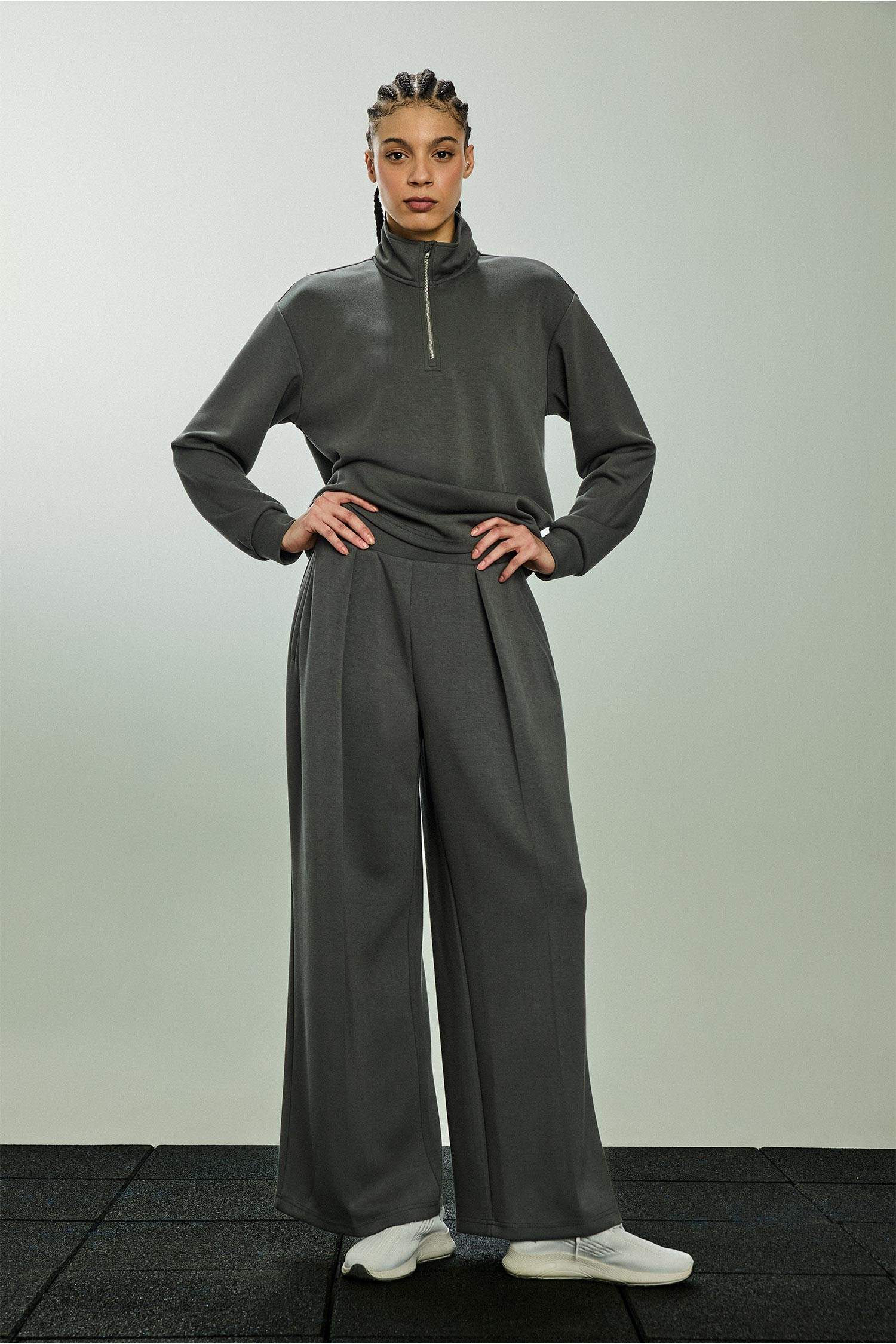 Wide Leg Standard Length Modal Sweatpants