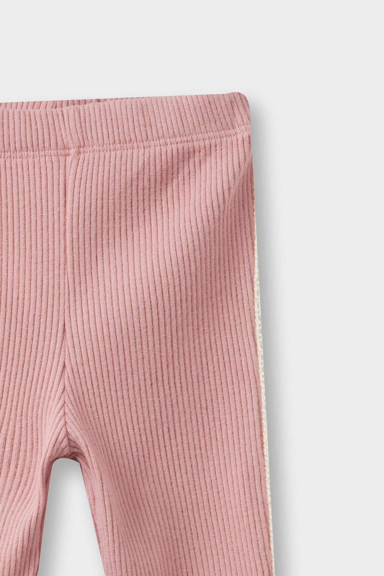 Baby Girl Ribbed Camisole Bow Detailed Tights