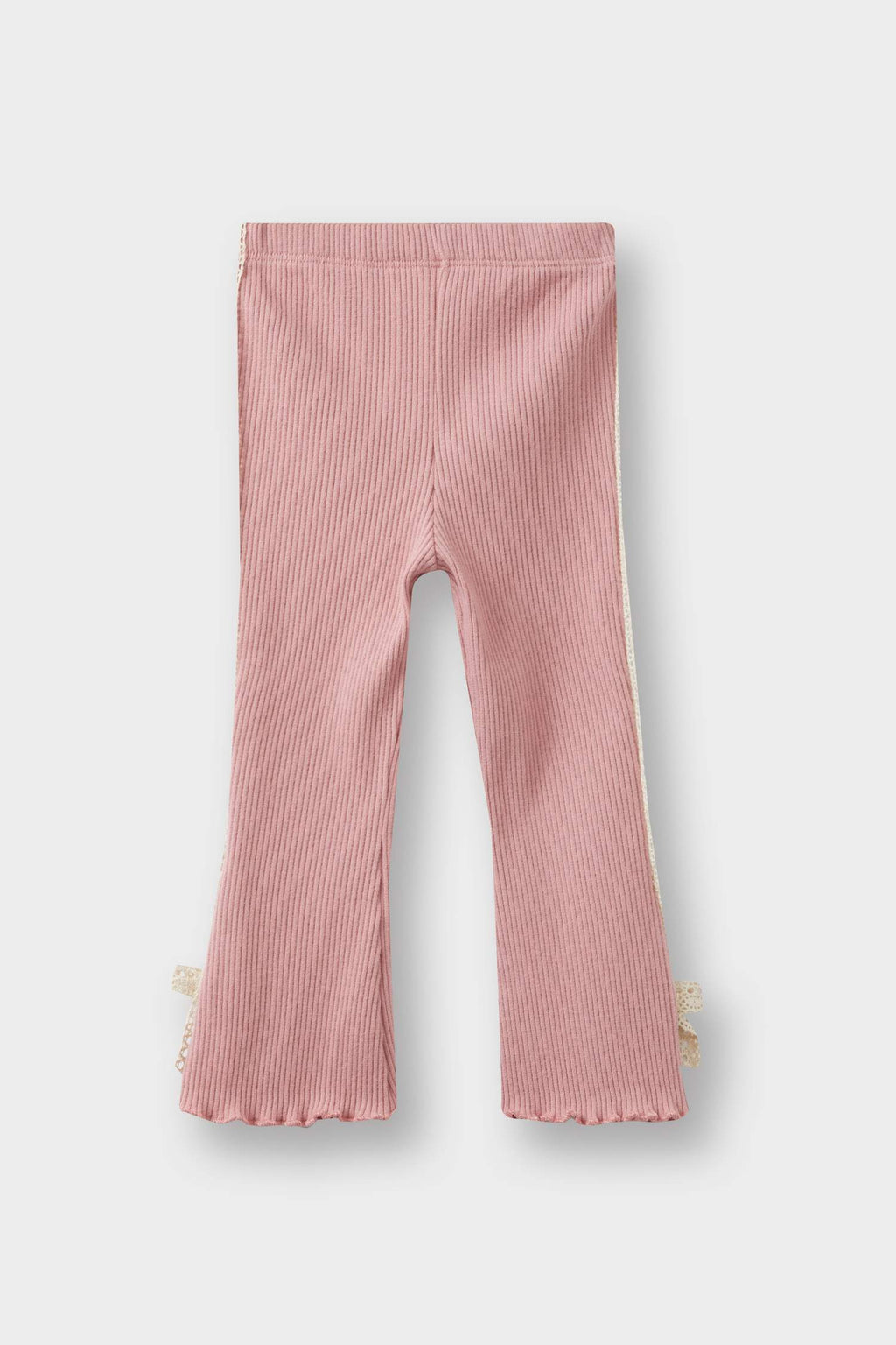 Baby Girl Ribbed Camisole Bow Detailed Tights