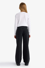 Girl's Wide Leg Jeans