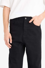 100% Cotton Baggy Fit Wide Leg Jeans