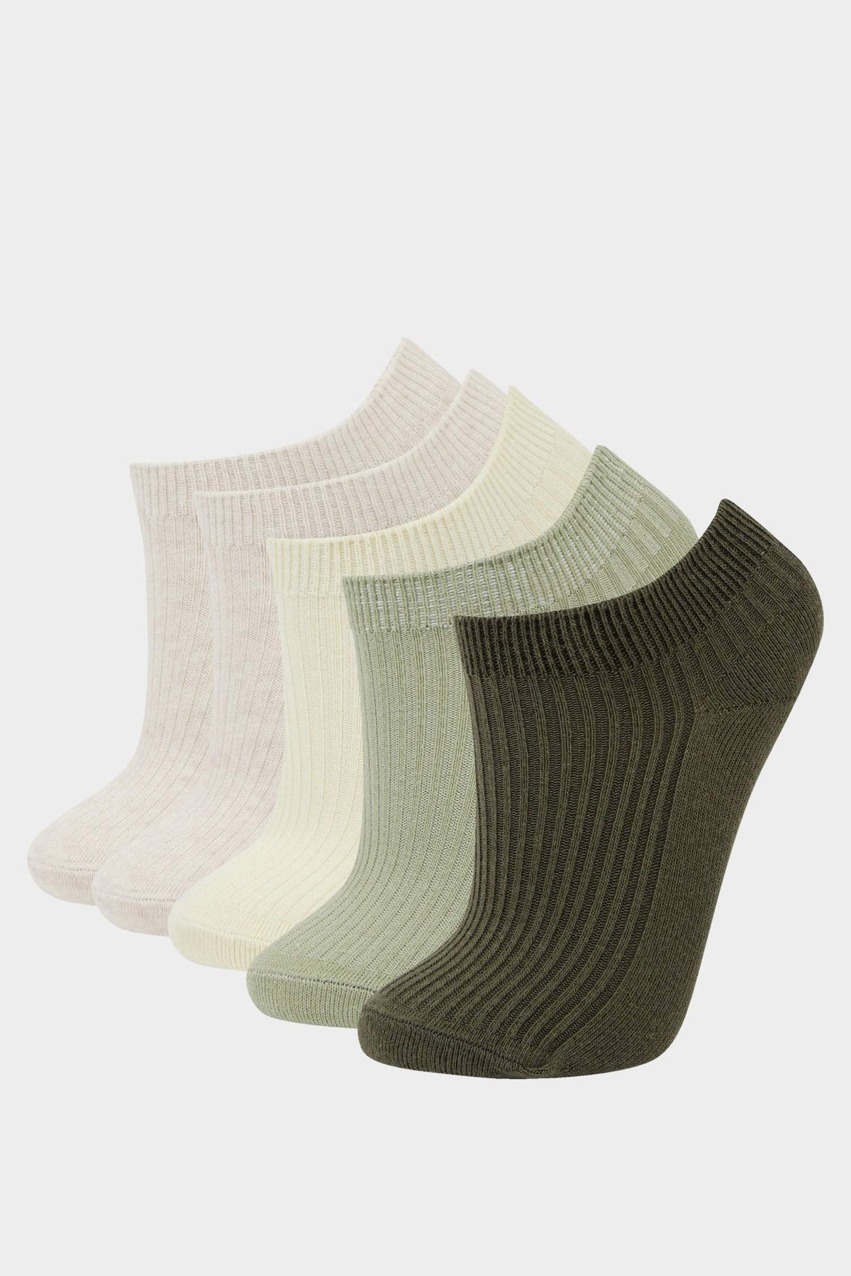 Girls 5-Pack Cotton Ankle Socks