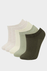 Girls 5-Pack Cotton Ankle Socks